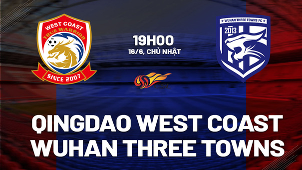 Nhận định Qingdao West Coast vs Wuhan Three Towns 19h00 ngày 16/6 (VĐQG Trung Quốc 2024). Hãy đến SUNWIN cá cược bóng đá để biết thêm thông tin.