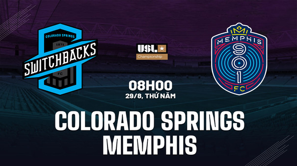 Nhận định Colorado Springs Switchbacks vs Memphis 8h00 ngày 29/8 (Hạng nhất Mỹ 2024). Hãy đến SUNWIN cá cược bóng đá . 