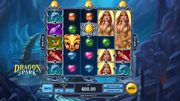 Dragon Spark slot nổ hũ về các hình ảnh về nữ hoàng những chú rồng khổng lồ . Hãy đế SUNWIN slot trực tuyến.